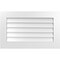 Ekena Millwork Vertical Surface Mount PVC Gable Vent: Non-Functional, w/3-1/2"W x 1"H, Standard Frame, 32"W x 20"H GVPVE32X2001SN - alternate 1